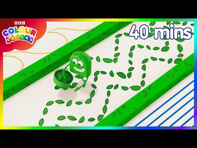 Patterns and Code Breaker | Full Episodes | Learn Colours - Cartoons For Kids | Colourblocks