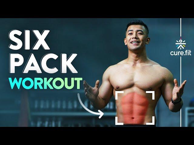 SIX PACK WORKOUT In 12 Minutes | 6 Pack Abs Workout At Home | How To Get Six Pack| Cult Fit |CureFit