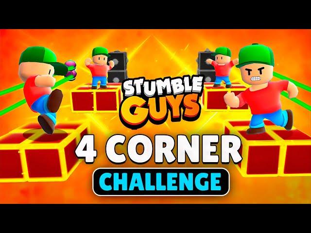 4 CORNER CHALLENGE in Stumble Guys!