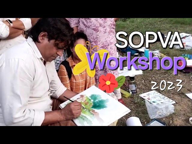 Workshop, SOPVA #PaintingWorkship #Demonstrations #LecturesonArt