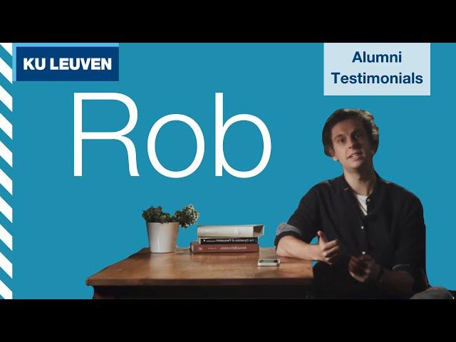 Rob over de opleiding communicatiewetenschappen | Alumni testimonials KU Leuven