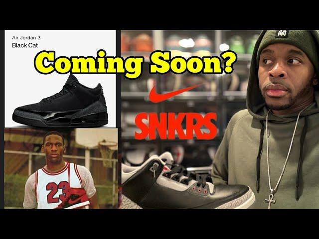 Nike Air Jordan 3 Black Cat 2025 Release?