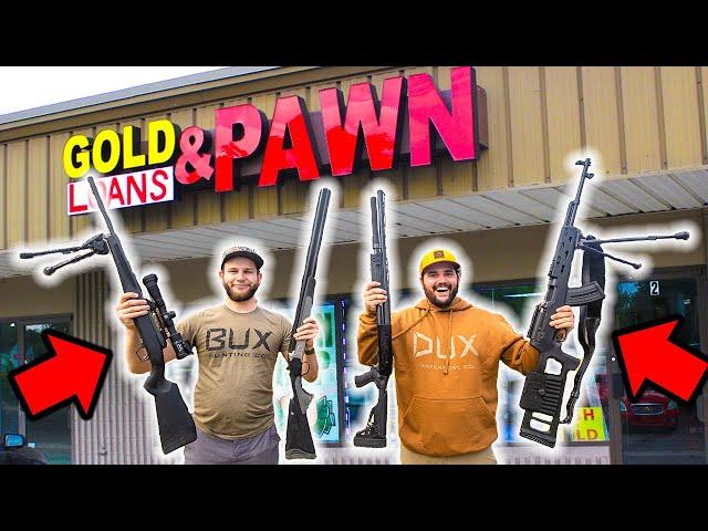 1v1 PAWN SHOP GUNS Budget Backyard Challenge!!!