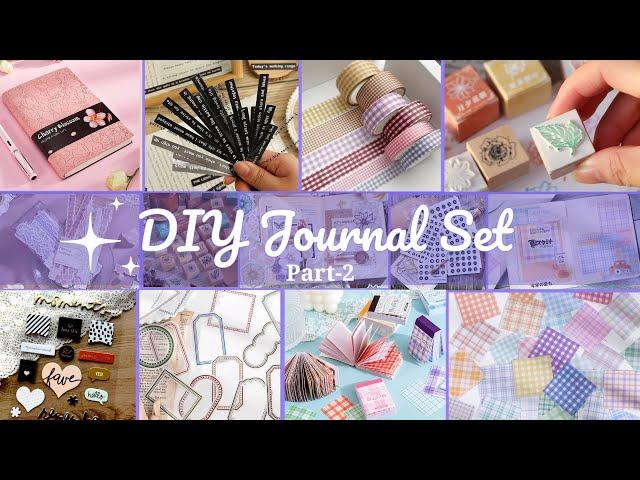 (Part-2) DIY JOURNAL SET /How to Make Journal Set at Home /DIY Journal kit / DIY Journal Stationary