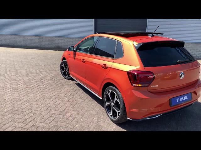 English review Volkswagen NEW Polo R-Line 2020 in 4K Energic Orange 17 inch Bonneville