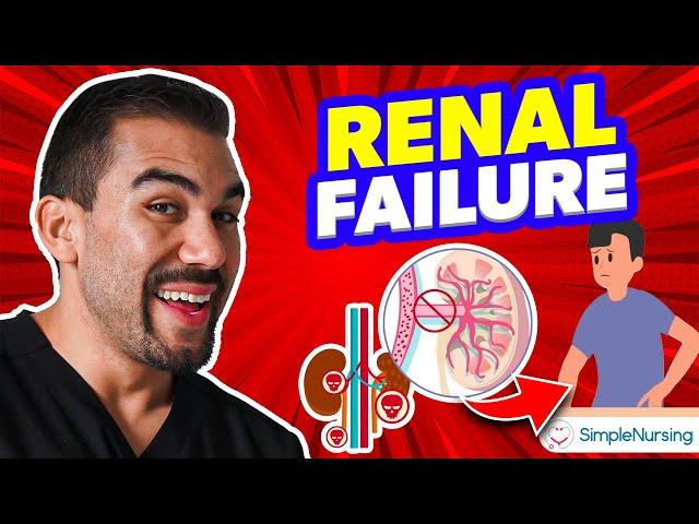 Renal Failure, Chronic Kidney Disease l End Stage Renal Disease for Nursing Exams, NCLEX RN & LPN