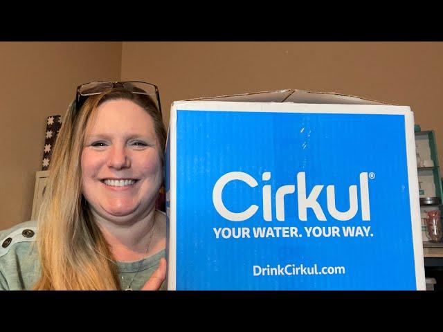 Cirkul water bottle unboxing 