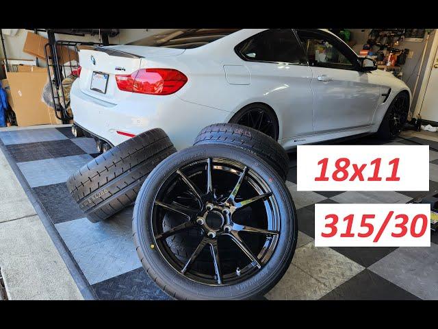 BMW F82 M4 Track Wheels, BimmerWorld TA5R 18x11s, Yokohoma A052 315/30R18