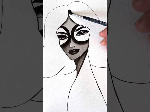 Her name is Marita  more on my IG page: paul.antara.art #art #painting #shorts