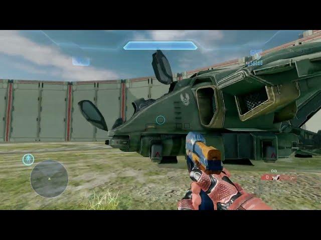 Halo 4 MCC: How to get inside of a pelican's troop bay