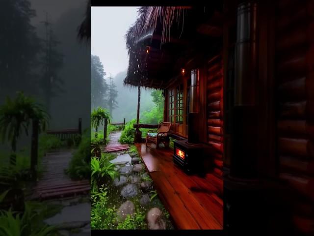 Lounge / Tranquil Mountain Retreat / Cozy Lounge / Rainy Days / Clouds / Nature's Splendor/ #shorts