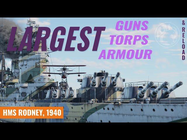 HMS Rodney, 1940 - The Terrifying future of Battleships in War Thunder?!