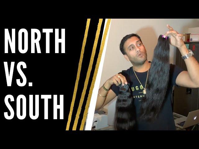 North Indian Hair Vs. South Indian Hair explained in 2 minutes.