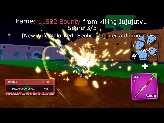 Can I get 9M Bounty at level 1324 within 3 days? (Blox Fruit)