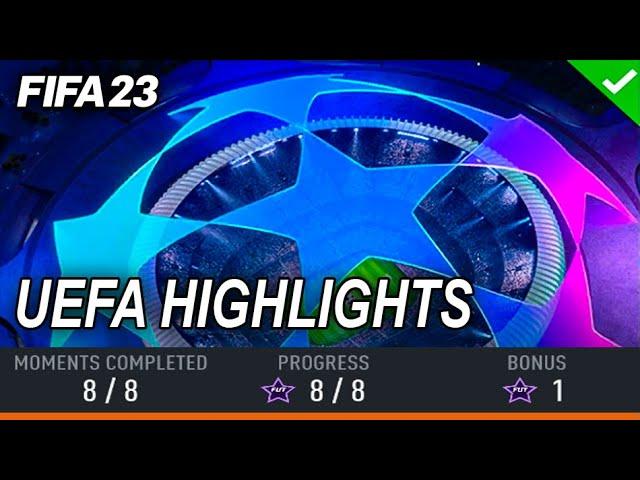 UEFA HIGHLIGHTS | FIFA 23 FUT MOMENTS CHALLENGES