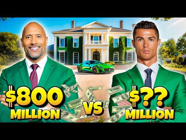 The Rock vs Cristiano Ronaldo - Who Is Richer?