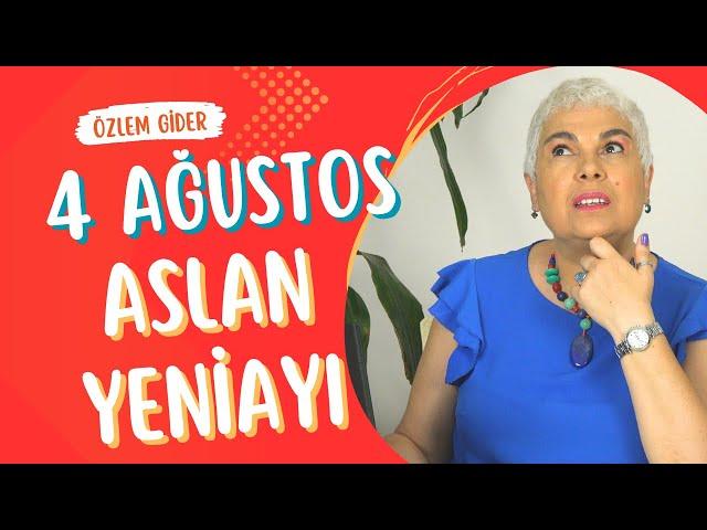 4 Ağustos Aslan Burcunda Yeniay #astroloji #yeniay