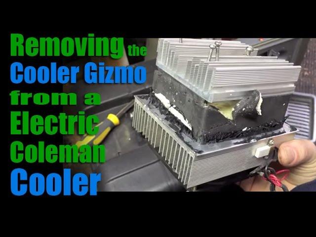 Part 1 - Removing the Cooler Gizmo from a 12V Electric Coleman Cooler