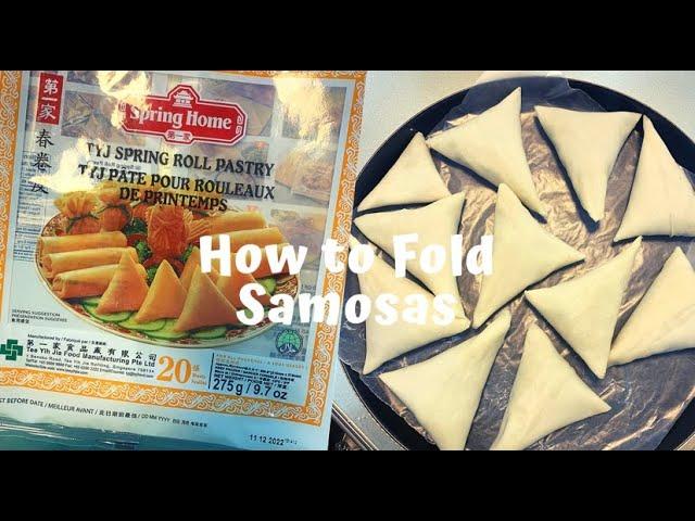 How to Fold Samosas | Quick and Easy Technique