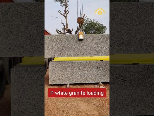 p-white granite loading  #viral #shorts #granite