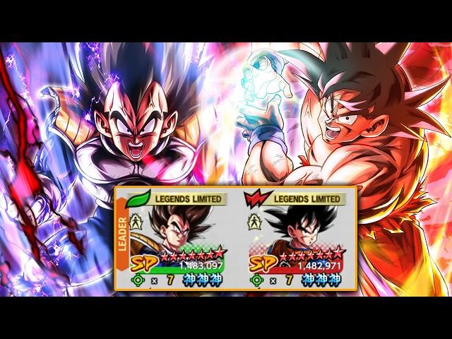 14 STAR LF GOKU AND VEGETA SHOWCASE IN DBL 2.0! | Dragon Ball Legends