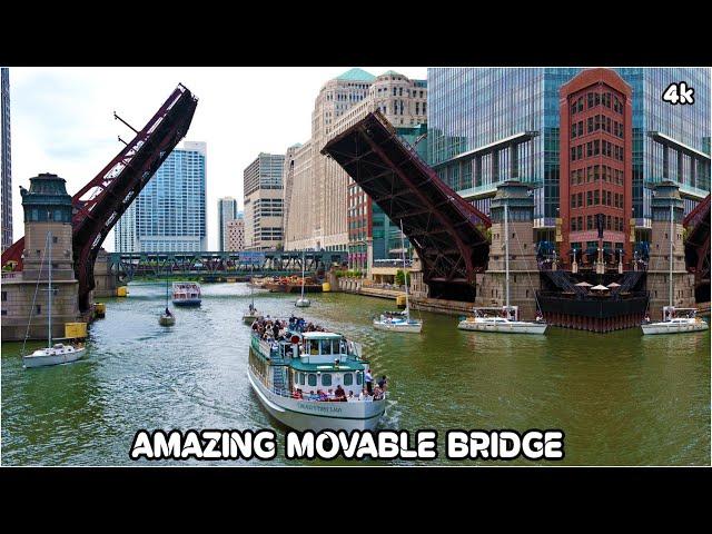 Amazing Movable Bridge | Boom Belgium   | 4K