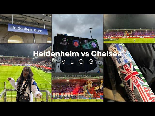 another conference league win + chels in germany! | heidenheim vs chelsea vlog