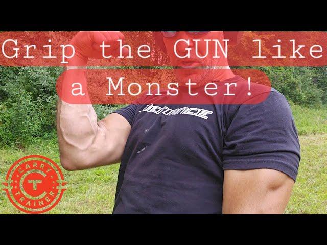 Grip the gun like a monster