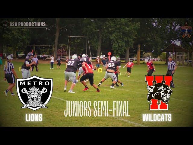 AMERICAN FOOTBALL AUCKLAND -  JUNIORS SEMI-FINAL METRO LIONS vs PAPATOETOE WILDCATS (Juniors Match)