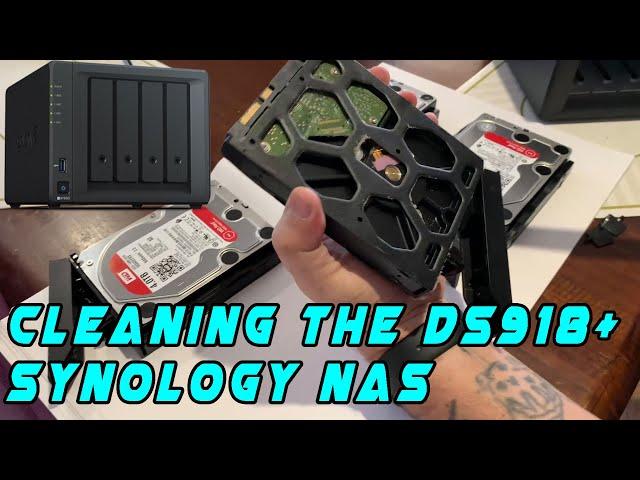 Cleaning the DS918+ Synology NAS