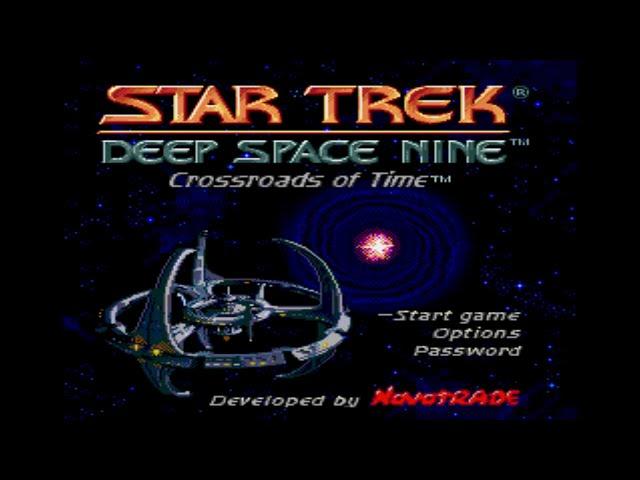 Star Trek: Deep Space Nine: Crossroads of Time. [Mega Drive - Novotrade]. (1995). Playthrough.