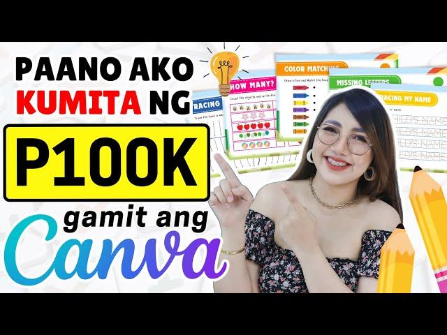 KUMITA SA CANVA: $2,000+ [P100K PATAAS] | DIRECT EARN GCASH | PWEDE SA PHONE! ALL FREE!