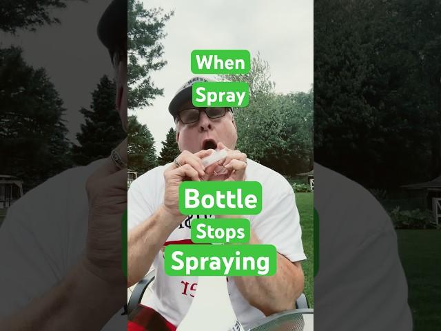 Spray Bottle Quit Working? Solve #spraybottle #quit #working