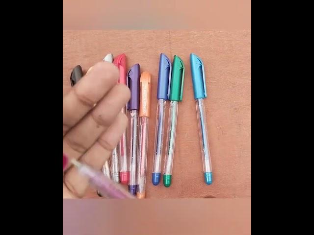 Flair glitter pens | unboxing | review #shorts  flair gel pens #youtubeshorts @youtubeindia