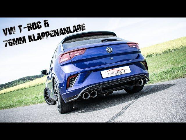 Friedrich Motorsport Sportauspuff VW T-ROC R - 76mm Klappenanlage