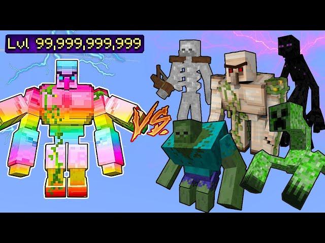 Spectrite Golem Vs. Mutant Monsters in Minecraft