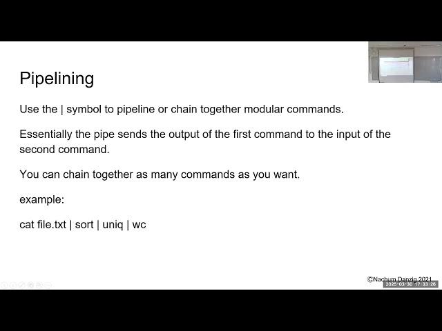 Unix Lecture #2 2025