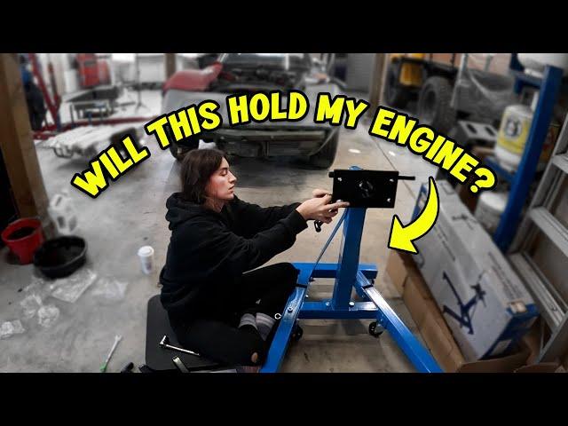 I Can't Stand This Stand! – Building a New Engine Stand & Installing the Corvette Engine