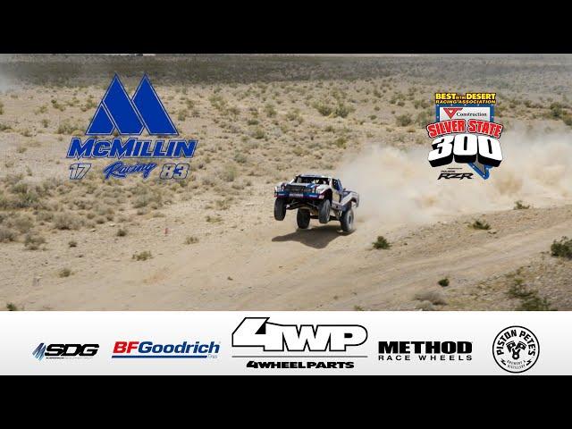 Insane Raw Heli Footage of Luke McMillin qualifying his Trophy Truck At BITD SS300