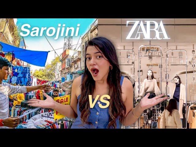 ₹3000/- in Sarojini Nagar vs ₹3000/- in ZARA  | Shopping challenge ️ | Shivangi Sah Uncut