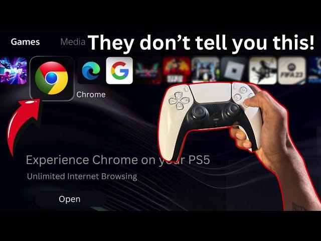 How to get Full Internet Browser on PS5 (Hidden Features)