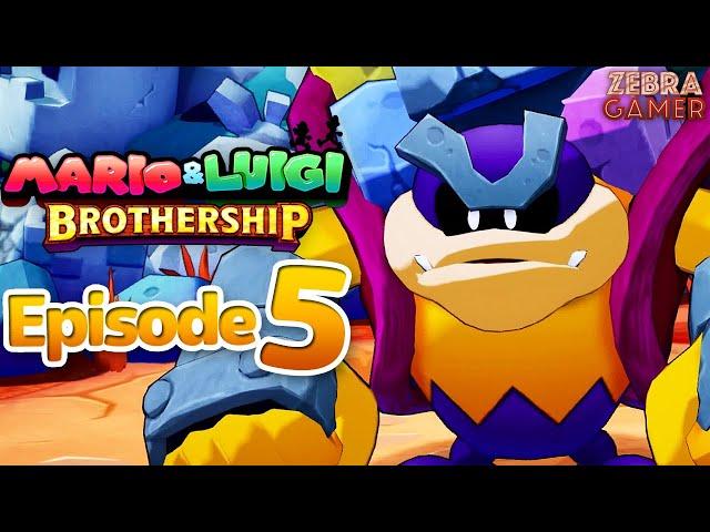 Mario & Luigi Brothership Gameplay Walkthrough Part 5 - Gorumbla Boss Fight! Rumbla Island!