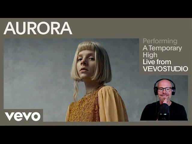 AURORA - A Temporary High (Live Performance | Vevo) | Reaction