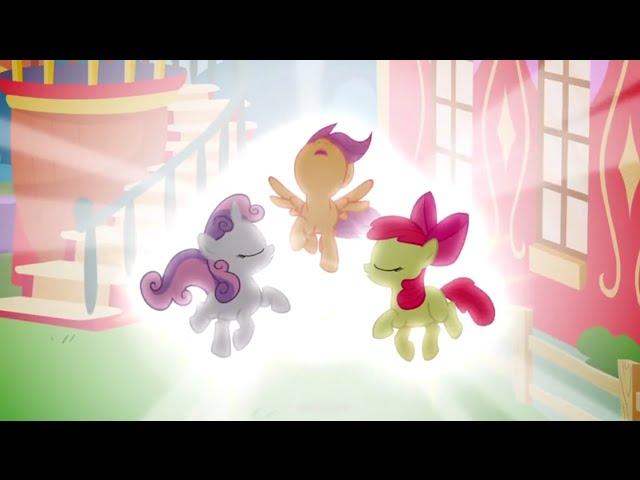 Apple Bloom, Scootaloo y Sweetie Belle Obtienen sus Cutie Marks || Cru. de la Mark Perdida 05X18