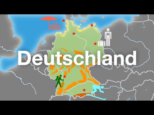 Deutschland - Tourismus in Karten