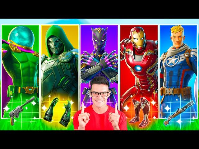 RETO *RANDOM* MARVEL BOSS en Fortnite!  (Capítulo 5)