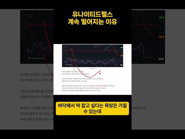 유나이티드헬스그룹 하락하는 이유