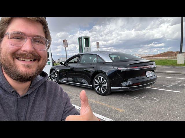 My First Lucid Air Road Trip Heading From Palm Springs To Colorado!