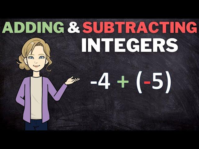 Adding and Subtracting Integers | How to Add and Subtract Positive and Negative Integers