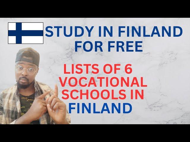 Study in Finland for Free| LIST OF 6 VOCATIONAL COLLEGES IN FINLAND